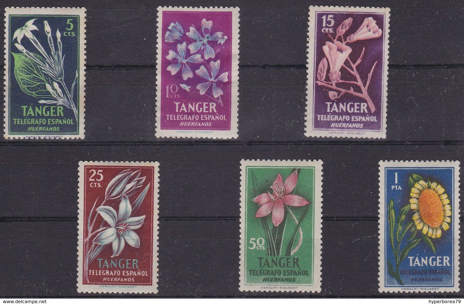 Tanger - Huerfanos Telegrafo Espanol ( Flowers ) - Etichette Di Fantasia