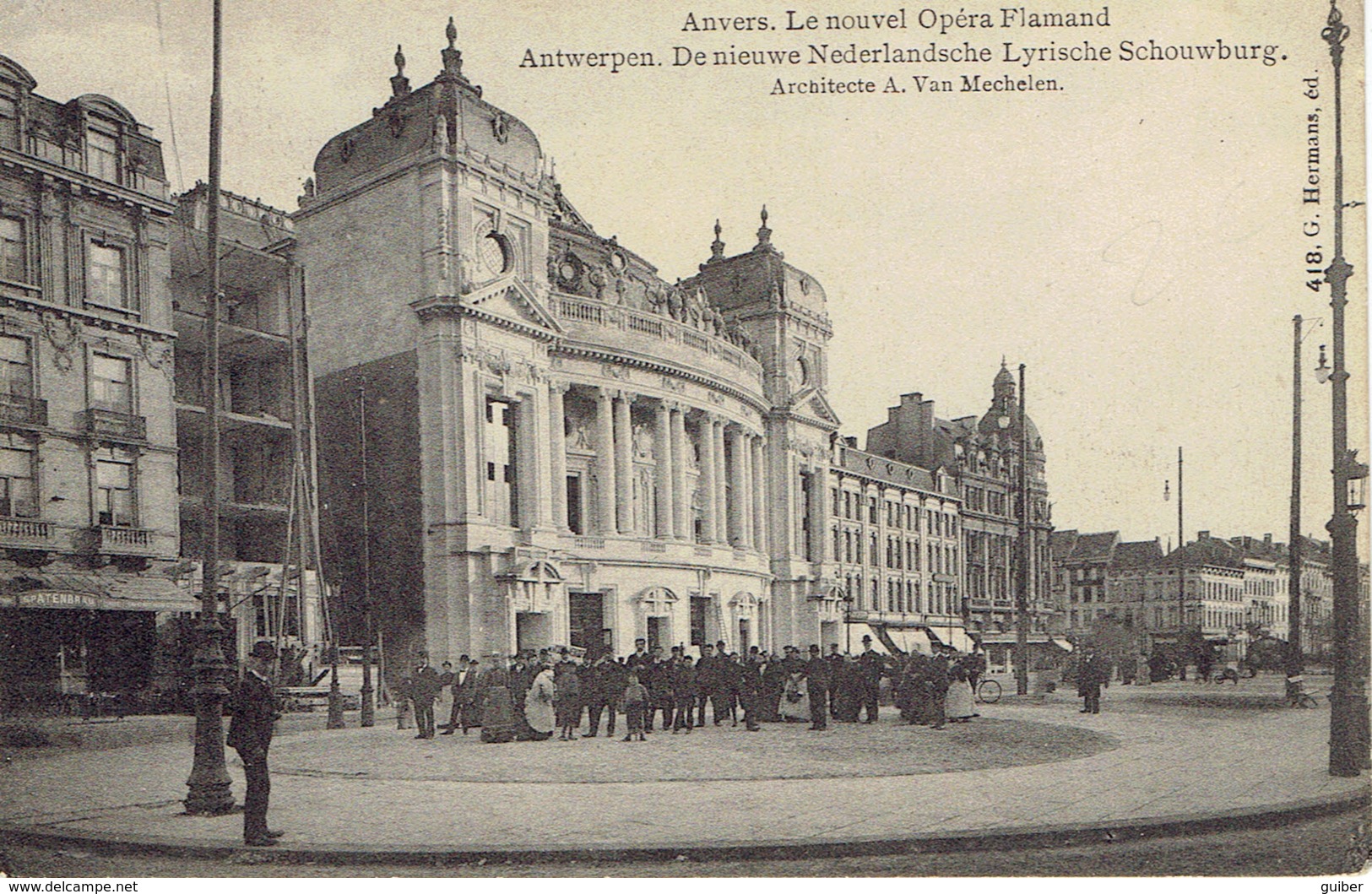 Anvers Antwerpen  Opera Flamand Inauguration - Antwerpen