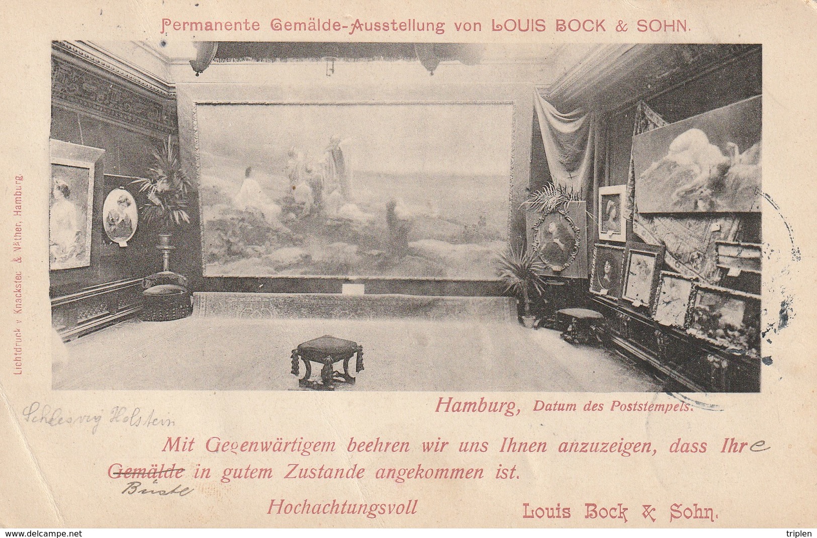 Permanente Gemälde-Ausstellung Von Louis Bock & Sohn - Autres & Non Classés