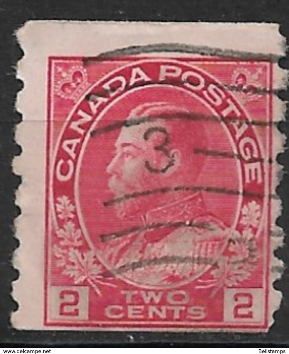 Canada 1912. Scott #127 (U) King George V - Rollen