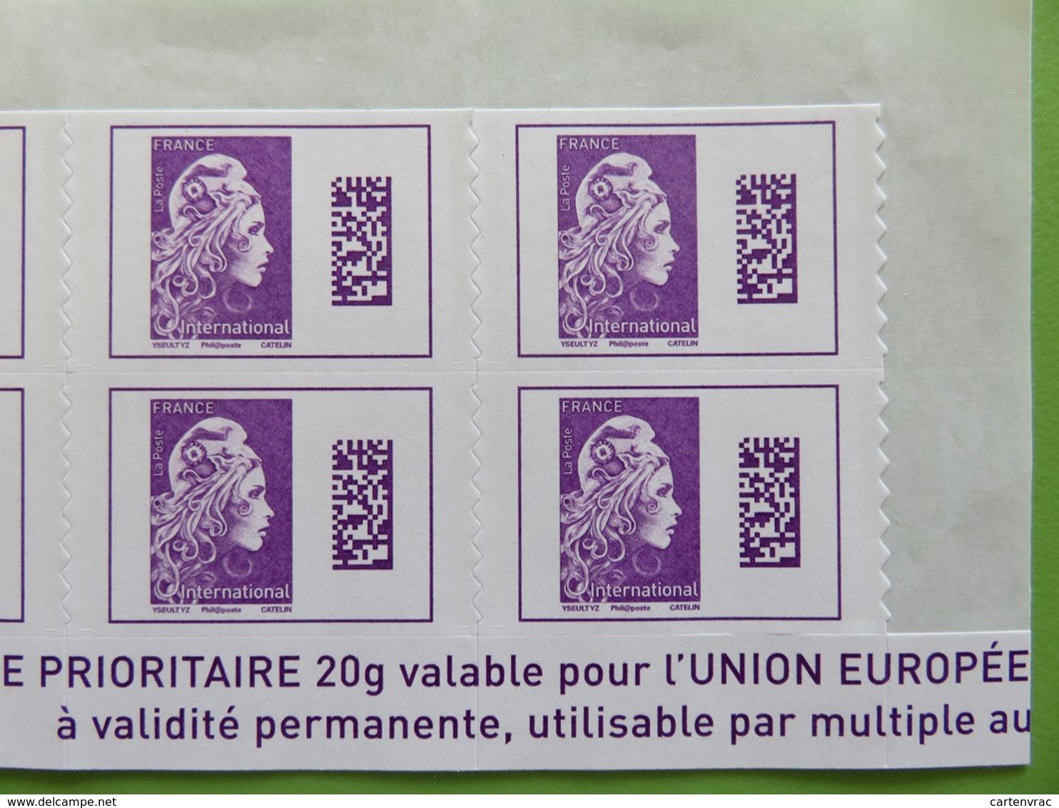 Timbre France YT 1656 AA - Coin Daté - Marianne D'Yseult Digan - L'engagée - Lettre Internationale - Neuf - 2019 - 2010-2019