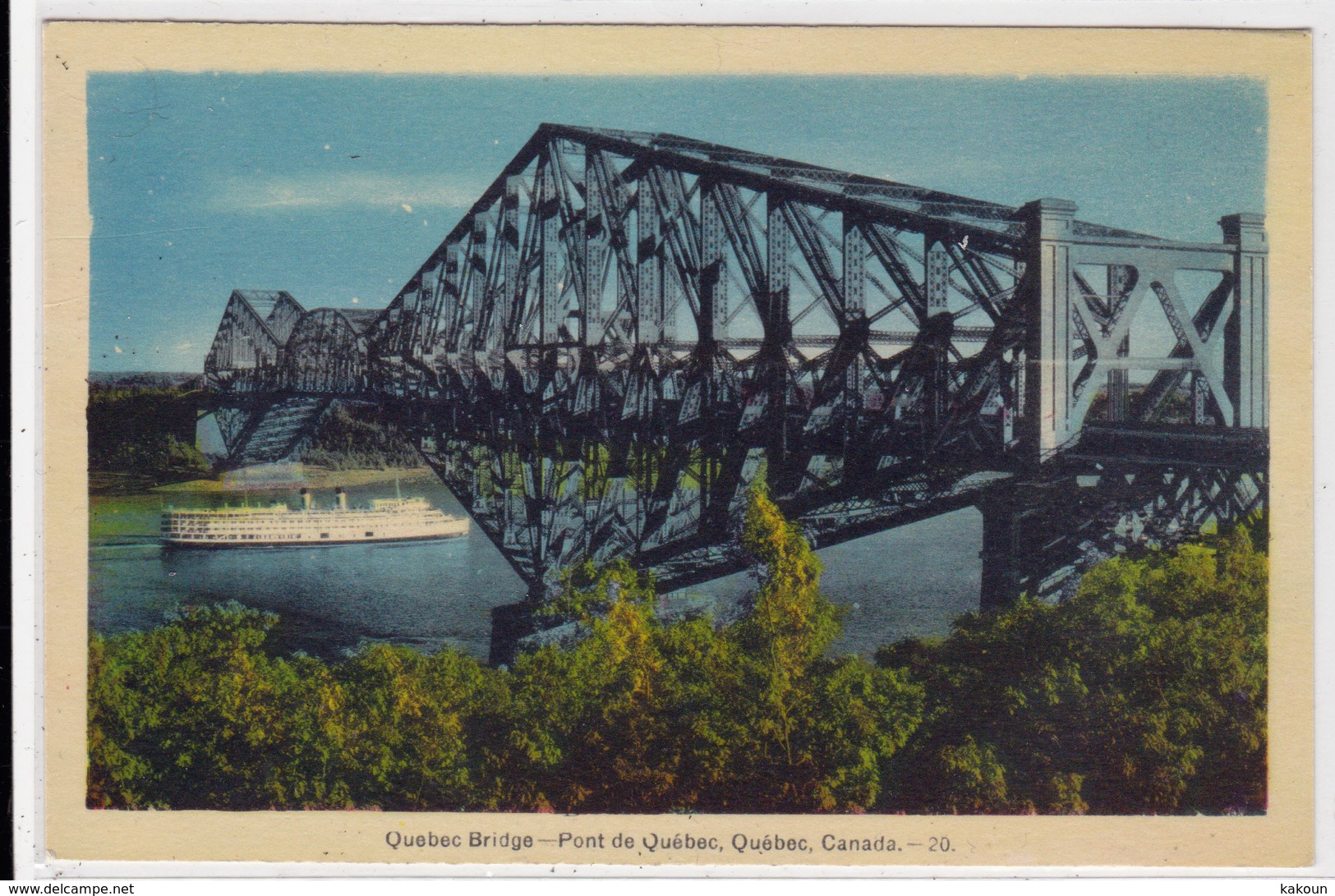 Le Pont De Québec, Quebec. PECO, (F478) - Québec - Sainte-Foy-Sillery