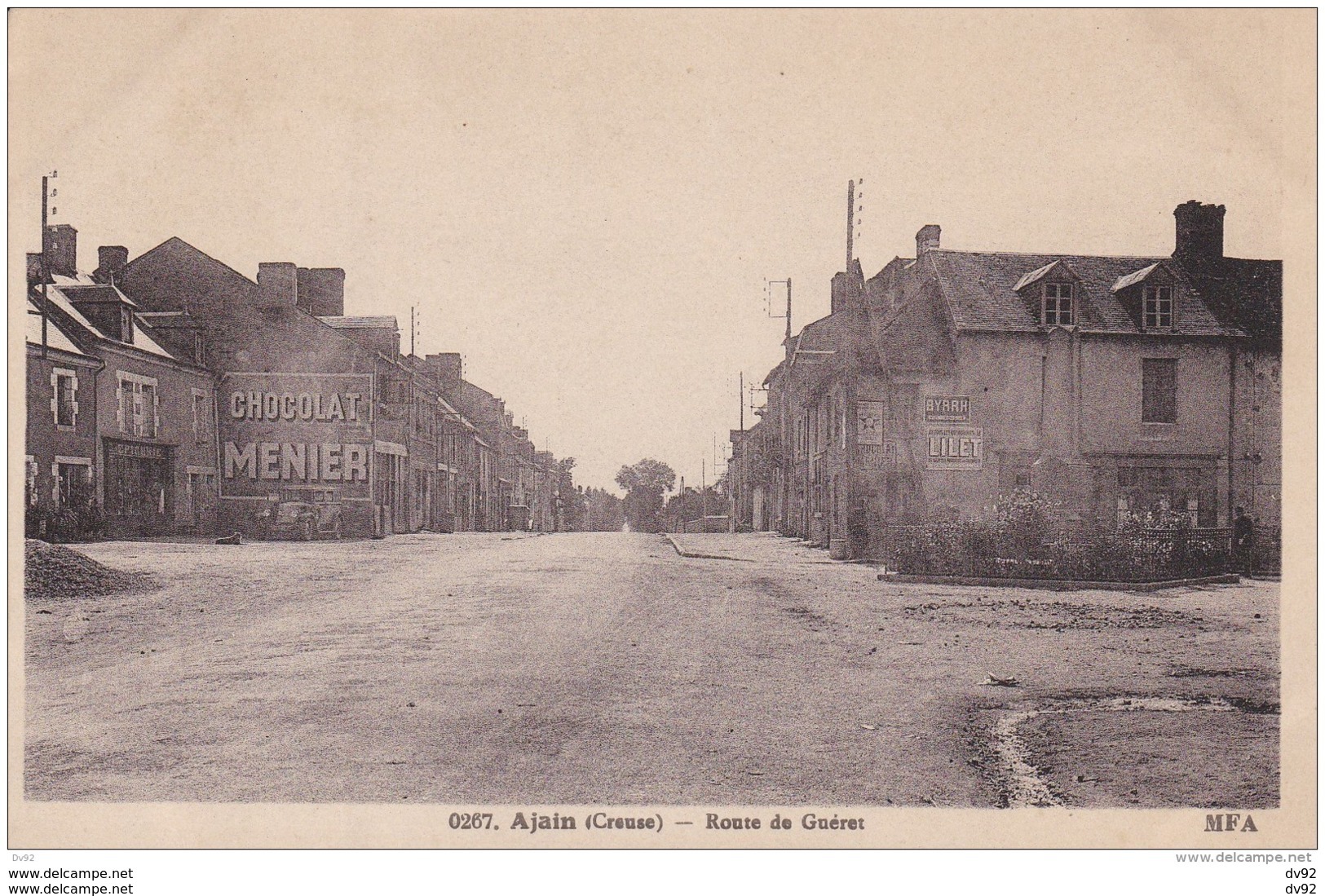 CREUSE AJAIN ROUTE DE GUERET - Autres & Non Classés