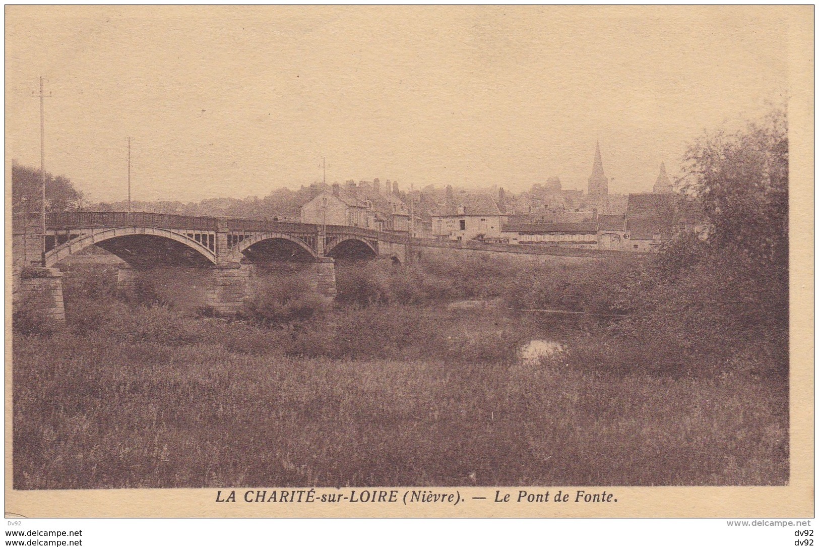 NIEVRE LA CHARITE SUR LOIRE LE PONT DE FONTE - La Charité Sur Loire