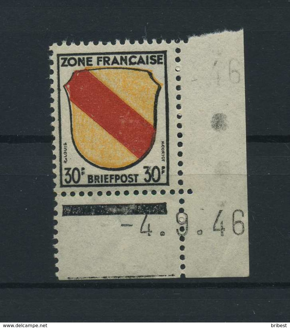 FRZ.ZONE 1945 Nr 10 Bru Postfrisch (119289) - Sonstige & Ohne Zuordnung