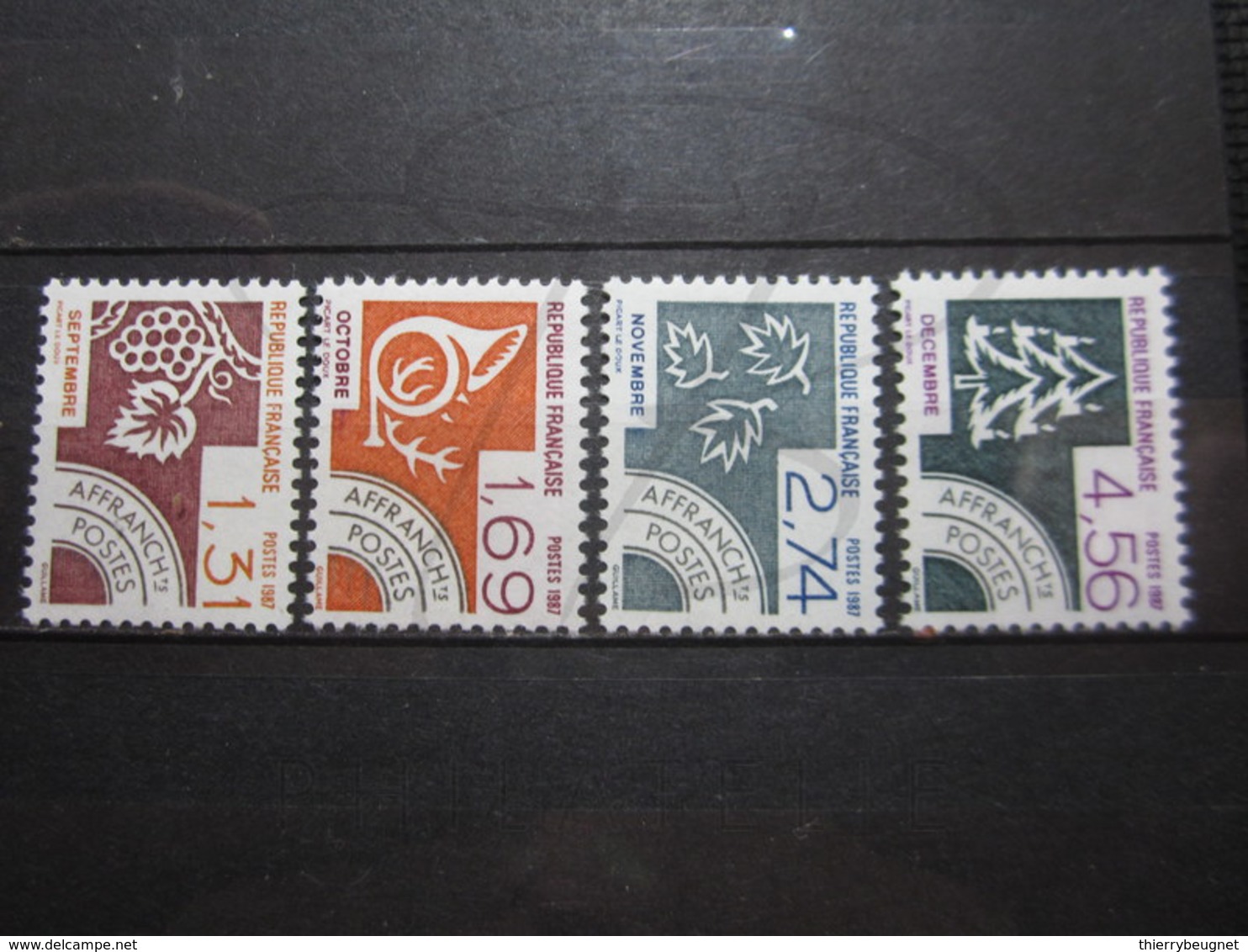 VEND BEAUX TIMBRES PREOBLITERES DE FRANCE N° 194 - 197 , XX !!! - 1964-1988