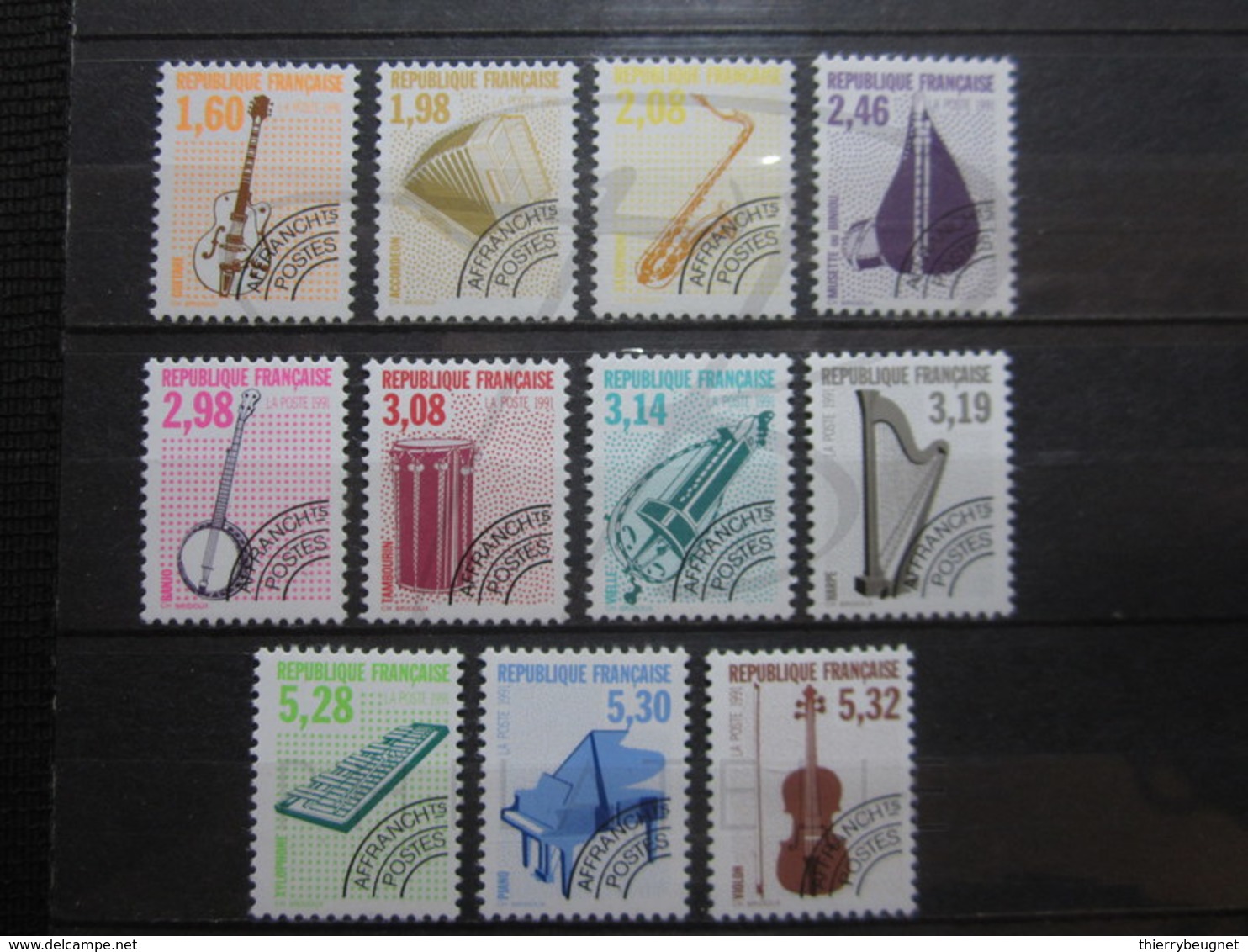 VEND BEAUX TIMBRES PREOBLITERES DE FRANCE N° 213 - 223 , XX !!! - 1989-2008