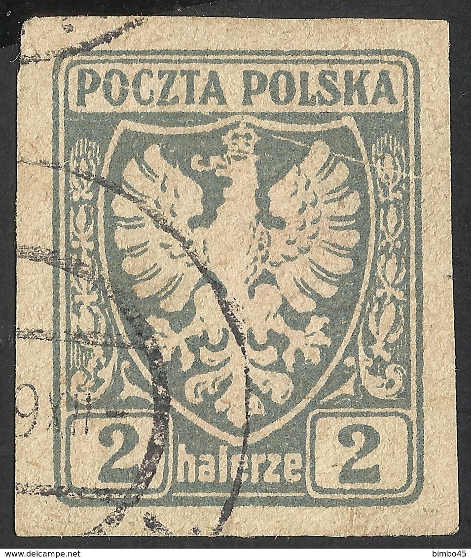 ERORRS POLAND 1919 USED - Varietà E Curiosità