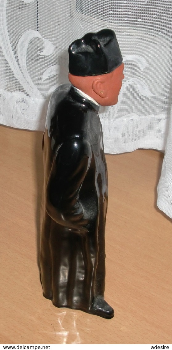 DON CAMILLO FERNANDEL Porzellan Flasche Mit Abnehmbaren Kopf, Hammer Rarität, Höhe Ca. 30 Cm ... - Ohne Zuordnung