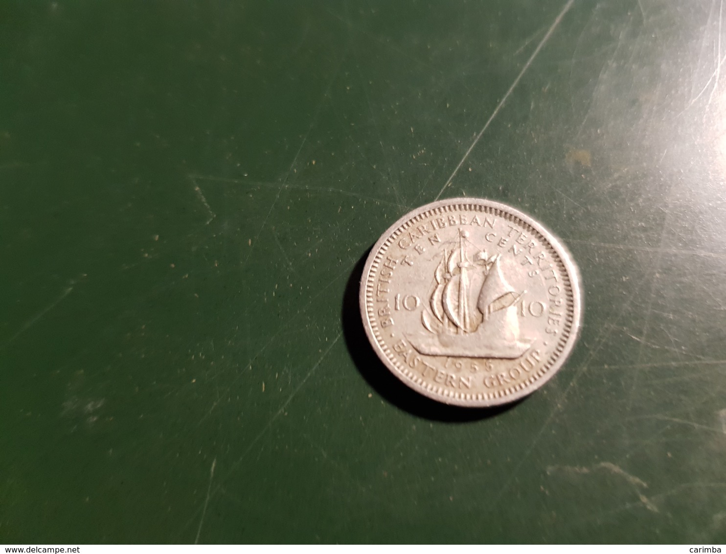 CARIBBEAN TERRITORIES 10cents 1955 - Caraibi Britannici (Territori)