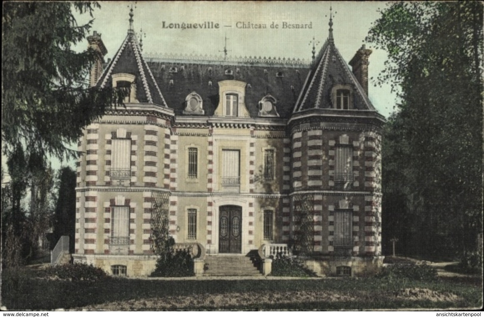 Cp Longueville Seine Et Marne, Château De Besnard - Andere & Zonder Classificatie