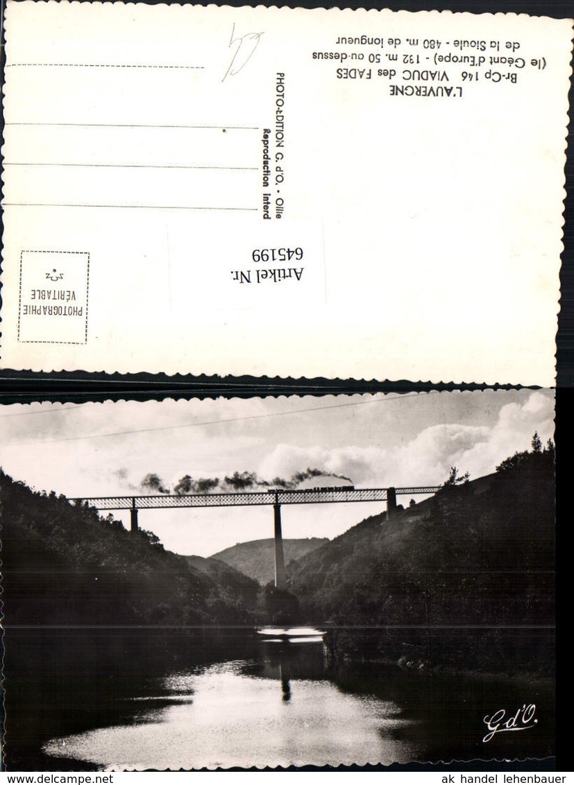 645199,Br&uuml;cke Pont Auvergne Viadukt Viaduc Des Fades - Brücken