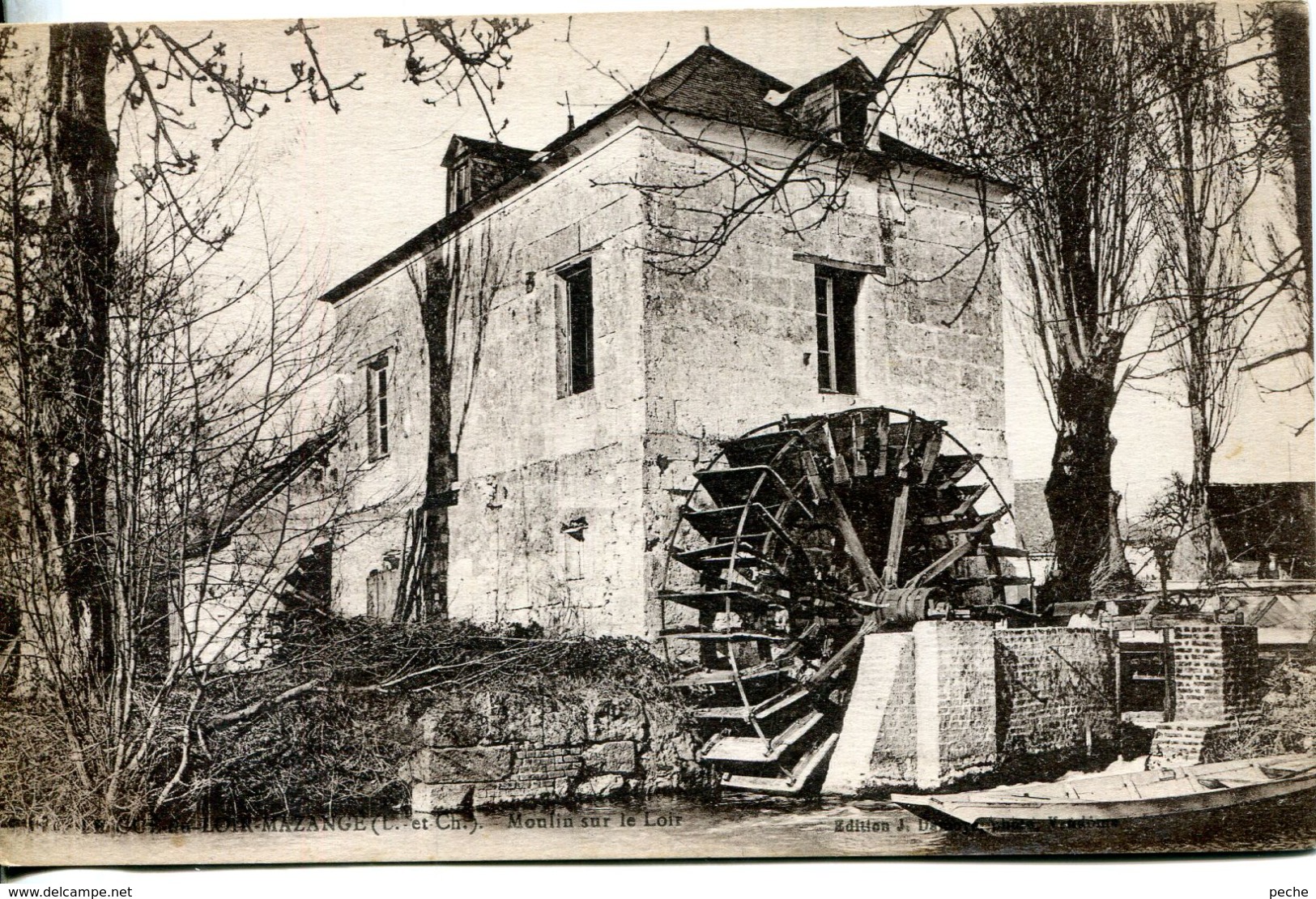 N°1384 T -cpa Mazance- Moulin Sur Le Loir - Moulins à Eau