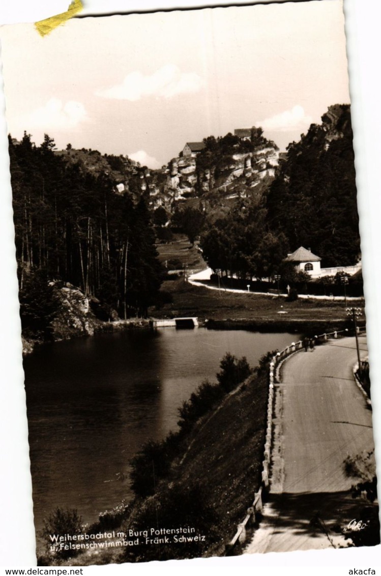 CPA AK Weihersbachtal Mit Burg Pottenstein GERMANY (918619) - Pottenstein