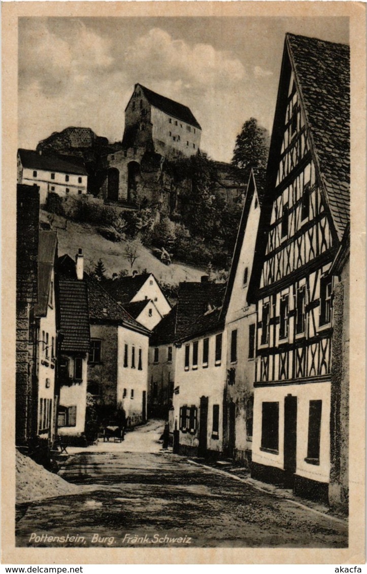 CPA AK Pottenstein - Strasse - Street Scene GERMANY (918620) - Pottenstein