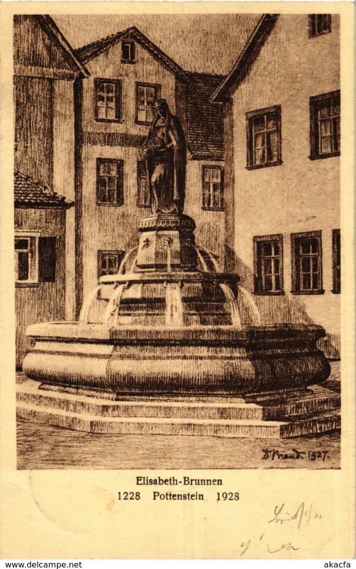 CPA AK Pottenstein - Elisabeth-Brunnen GERMANY (918631) - Pottenstein