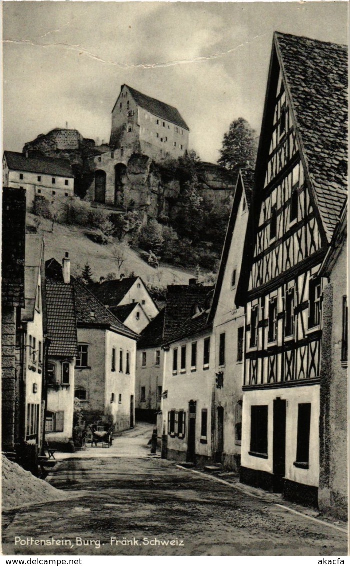 CPA AK Pottenstein - Burg GERMANY (918643) - Pottenstein