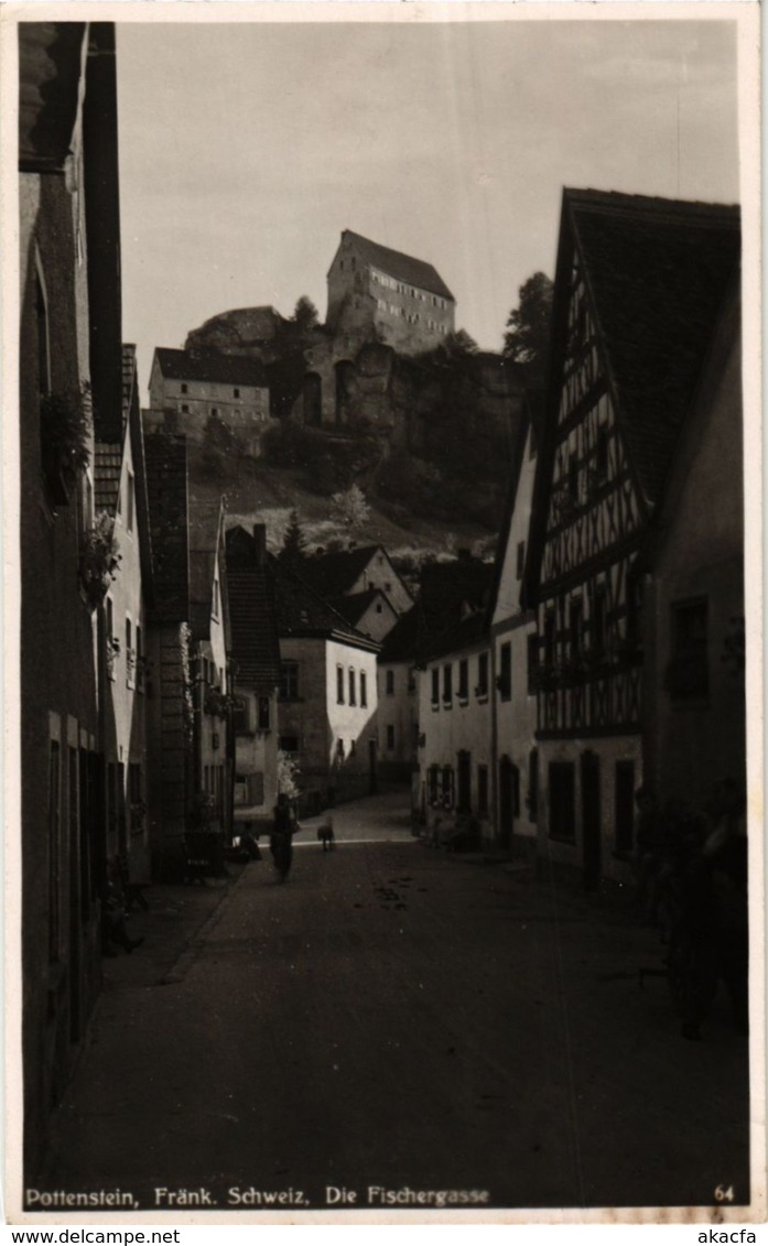 CPA AK Pottenstein - Die Fischergasse GERMANY (918648) - Pottenstein