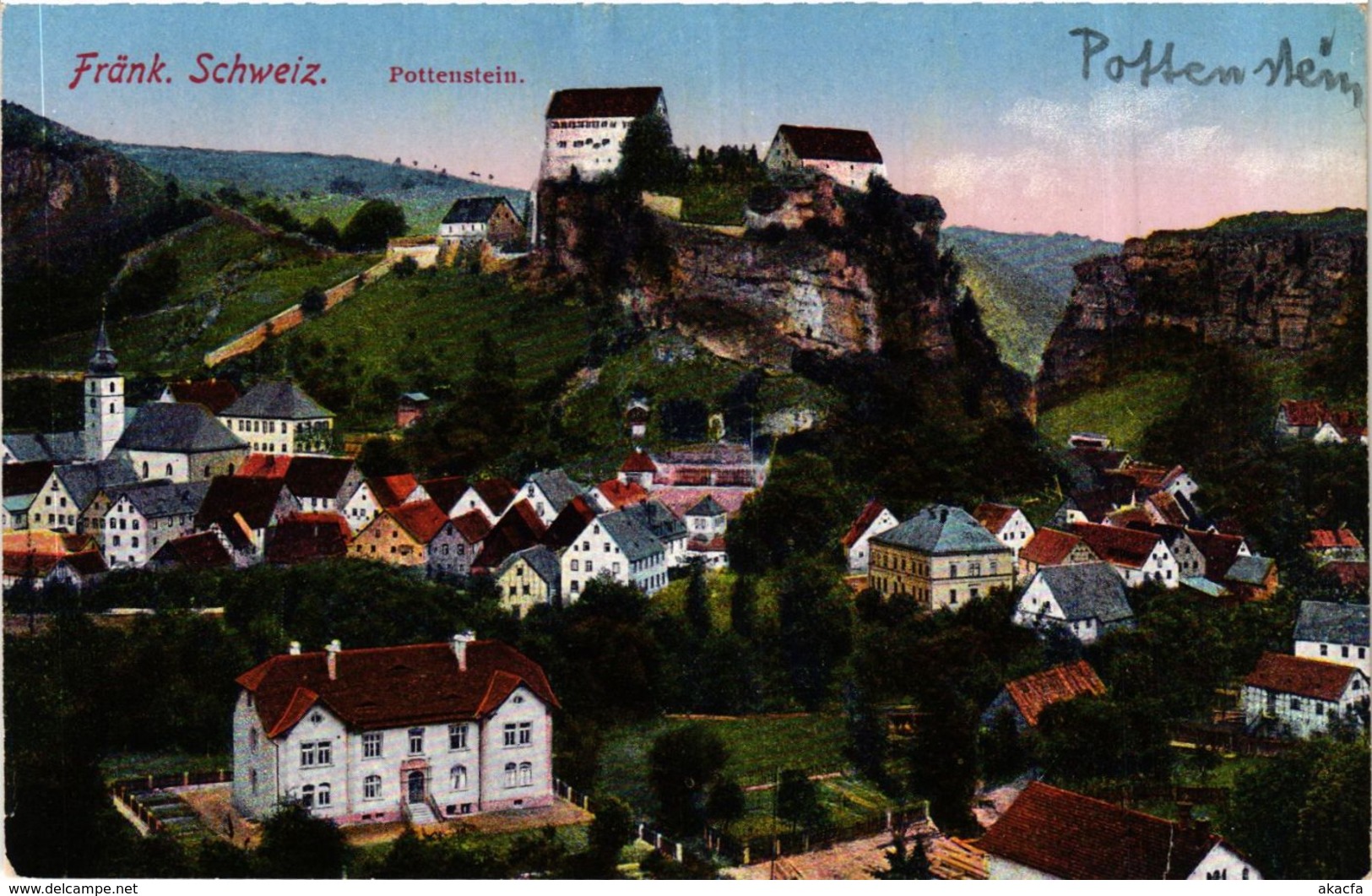 CPA AK Pottenstein - Totalansicht GERMANY (918663) - Pottenstein