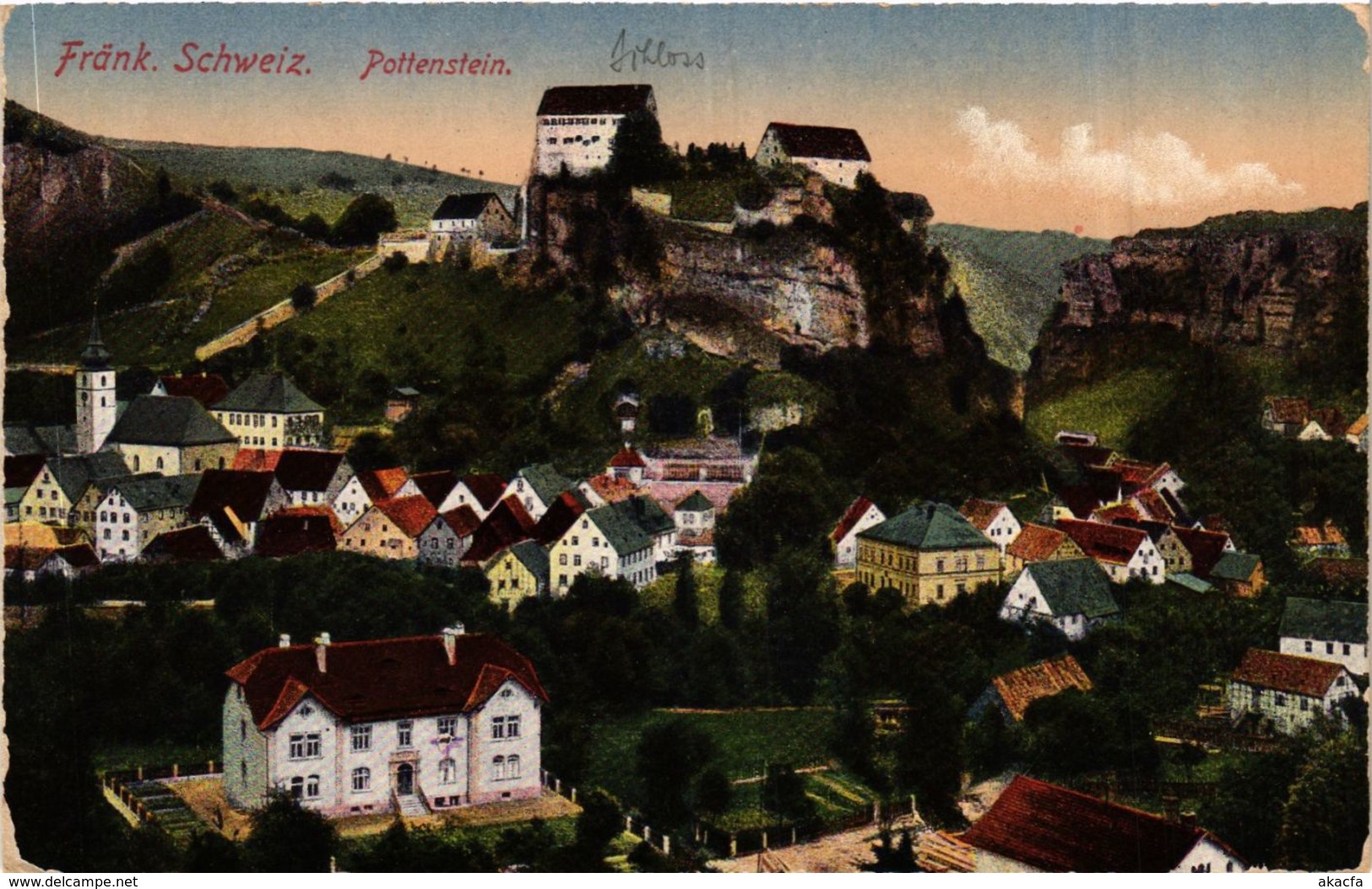 CPA AK Pottenstein - Totalansicht GERMANY (918665) - Pottenstein