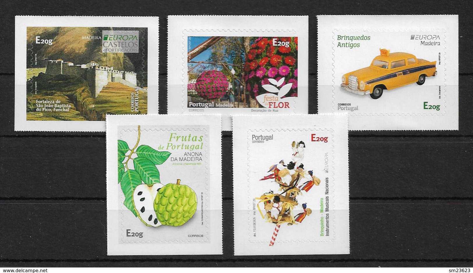 Portugal / Madeira 2020 , Diverse Auch EUROPA CEPT - Selbstklebend / Self-adhesive - Postfrisch / MNH / (**) - Nuevos