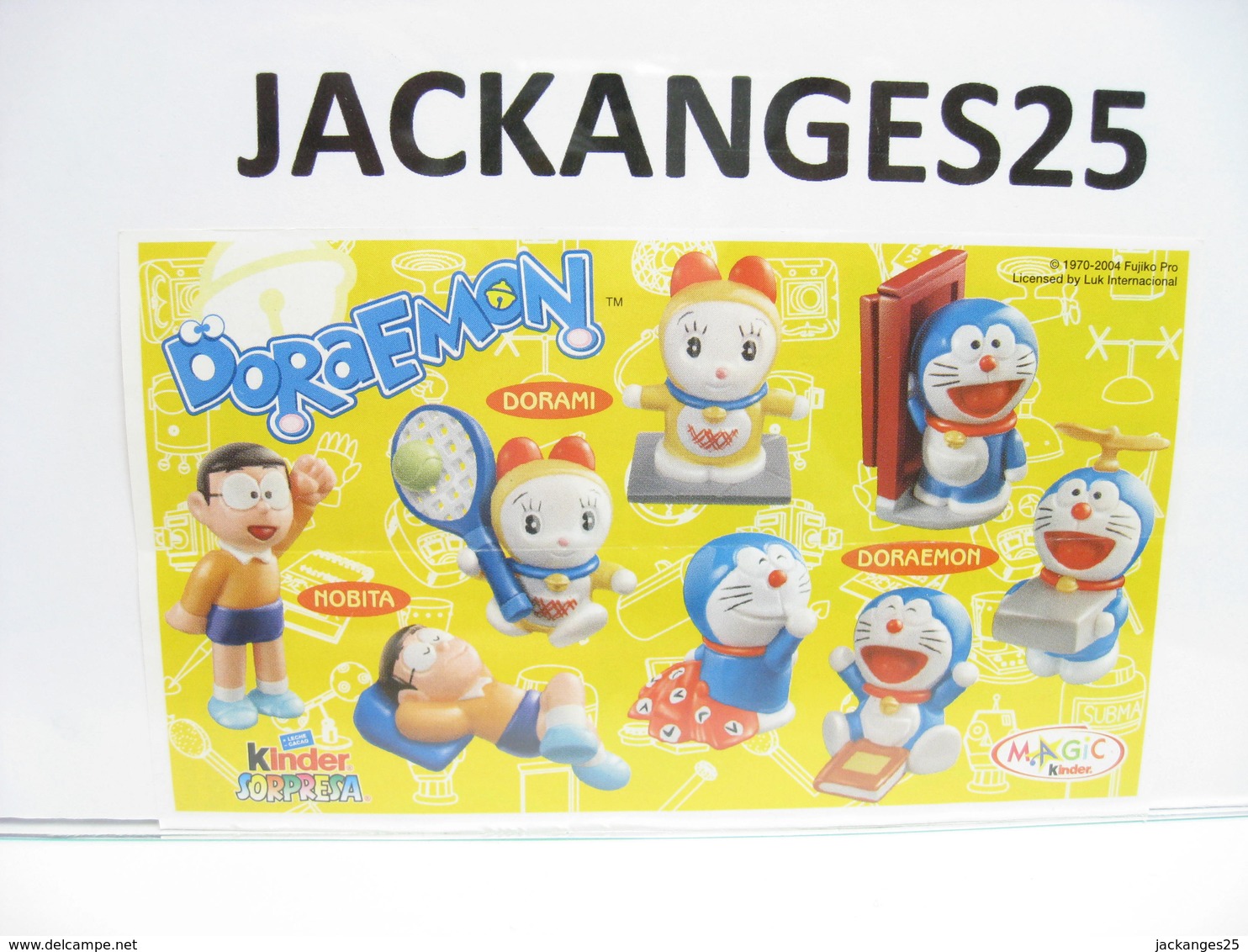 KINDER  2004 DORAEMON N° 8 ITALIE + BPZ - Families