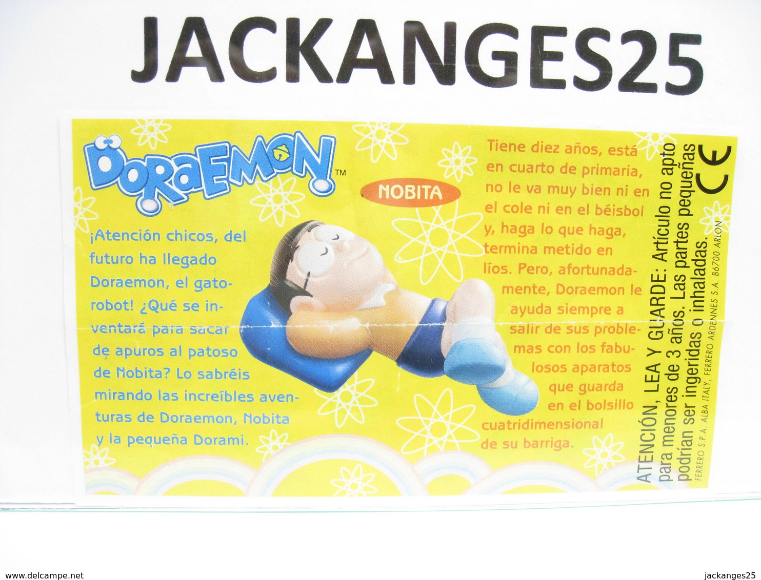 KINDER  2004 DORAEMON N° 2 ITALIE + BPZ - Families