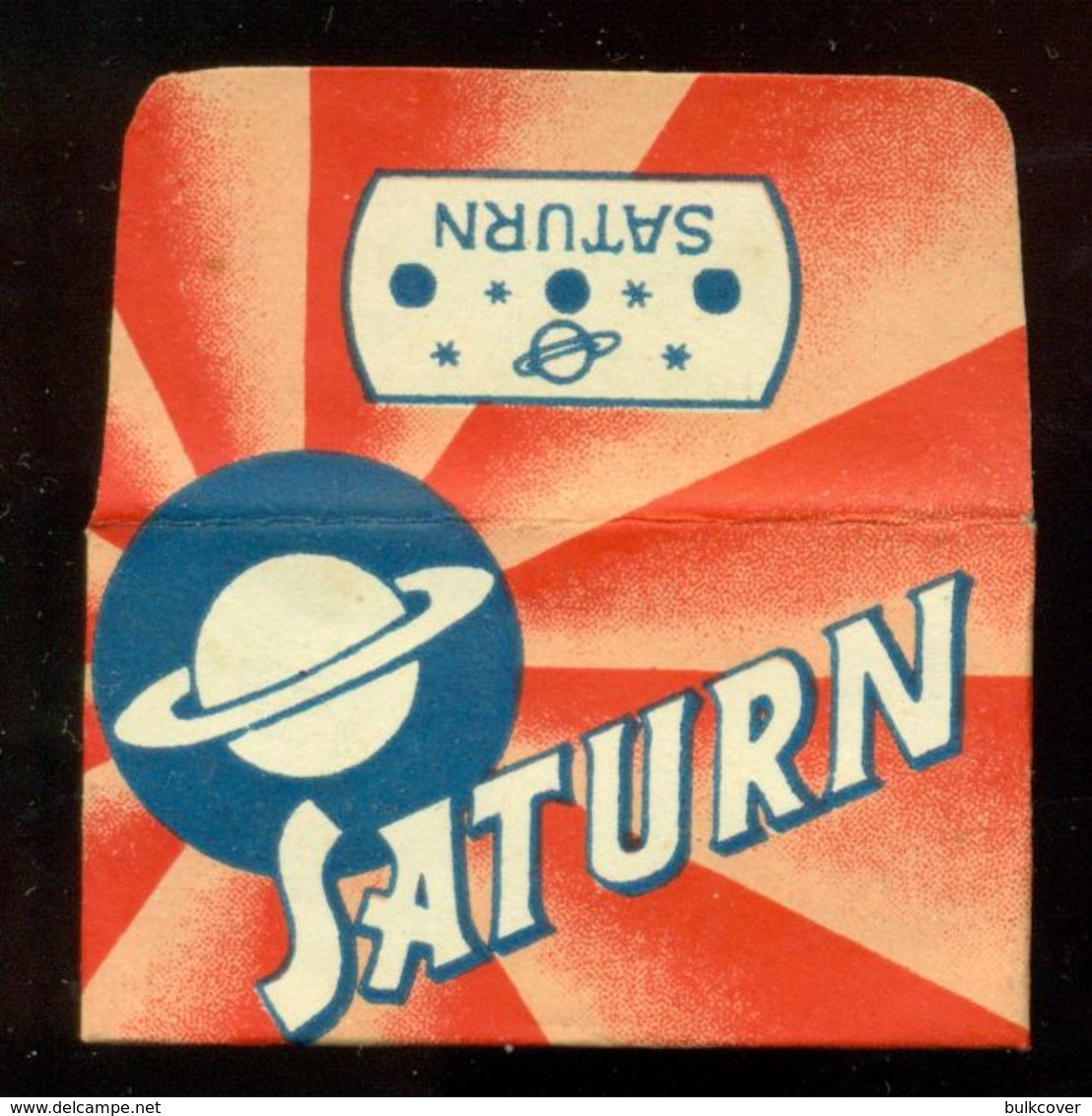 "Saturn" Razor Blade Wrapped, Made In Latvia Before WWII 1930s Original Rare! - Rasierklingen