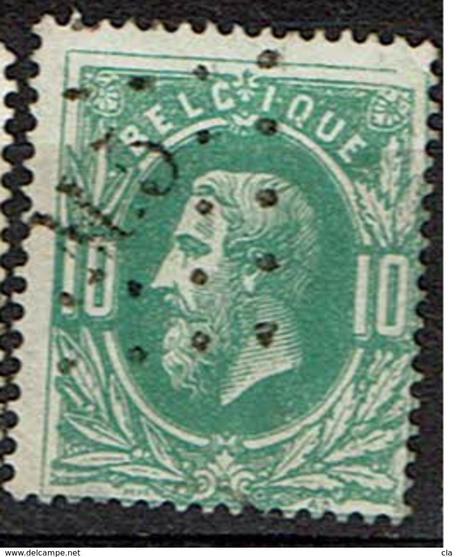 30  Obl  LP  M 5  + 12 - 1869-1883 Leopold II