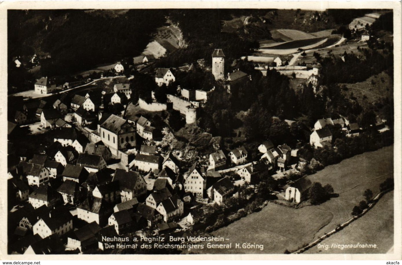 CPA AK Neuhaus A. D. Pegnitz - Burg Veldenstein - Panorama GERMANY (918967) - Pegnitz