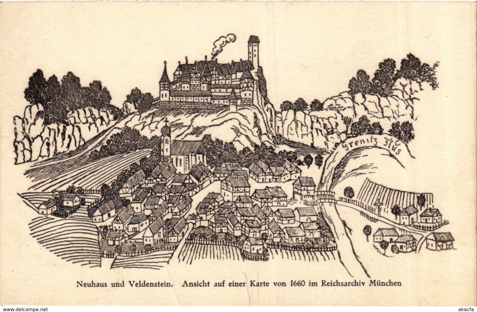 CPA AK Neuhaus A. D. Pegnitz - Burg Veldenstein - 1660 GERMANY (918983) - Pegnitz