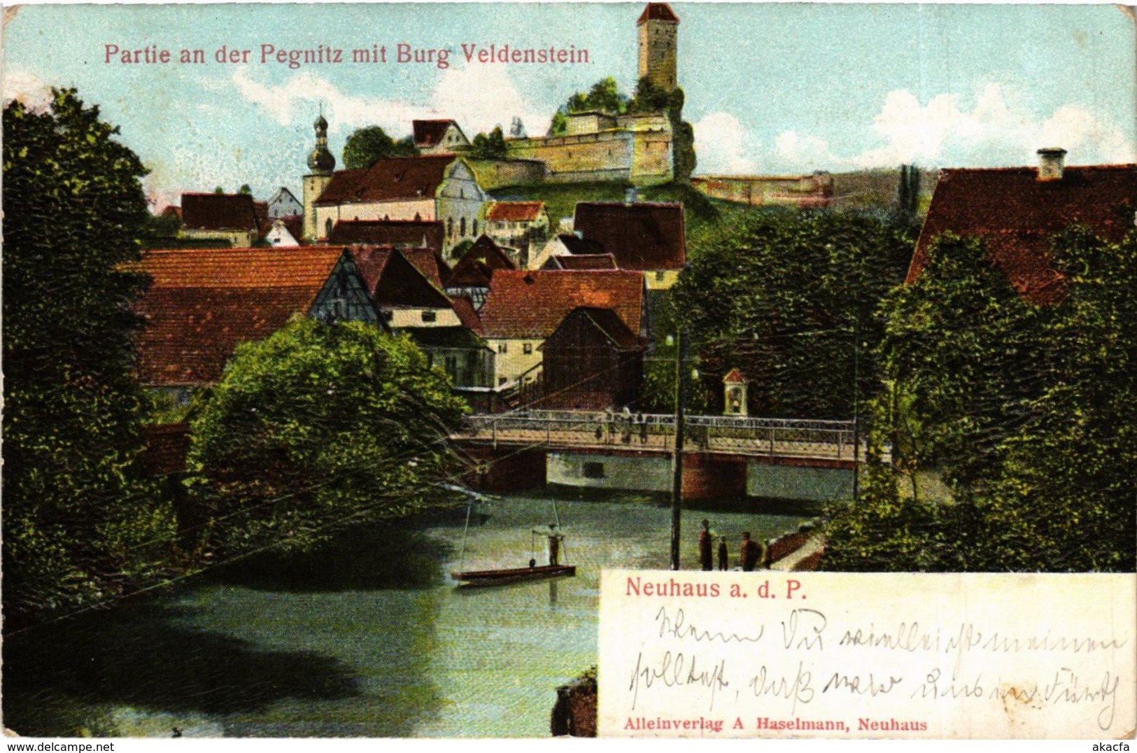 CPA AK Neuhaus A. D. Pegnitz - Partie An Der Pegnitz - Burg GERMANY (918985) - Pegnitz