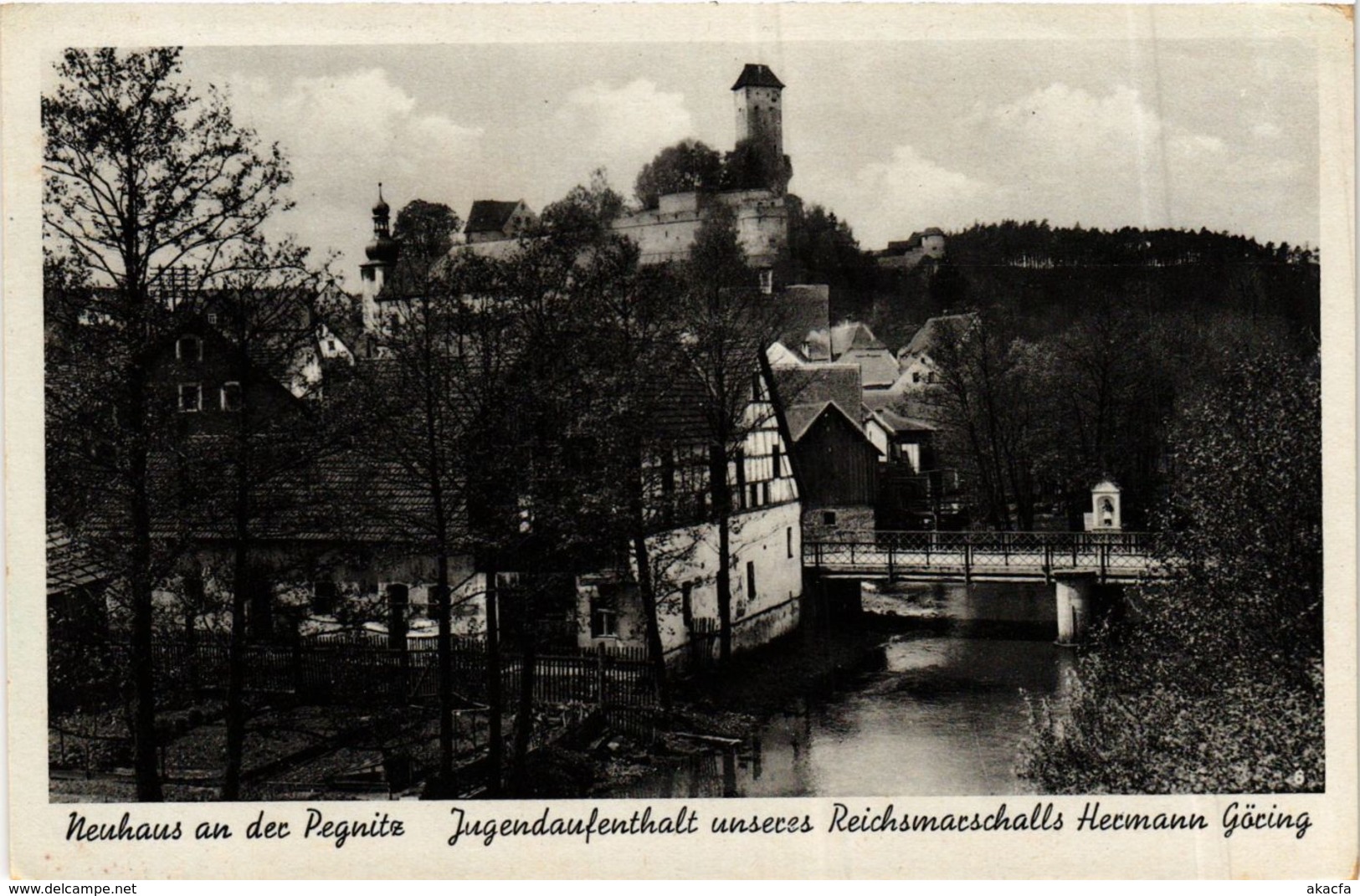 CPA AK Neuhaus A. D. Pegnitz - Town Scene - Brucke GERMANY (919018) - Pegnitz