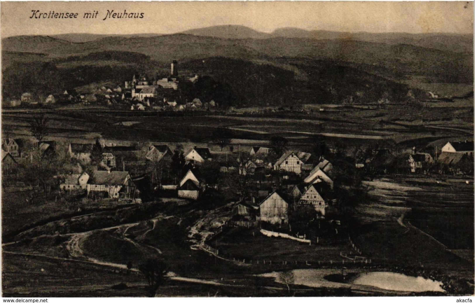 CPA AK Krottensee Mit Neuhaus A. D. Pegnitz - Ansicht - View GERMANY (919041) - Pegnitz