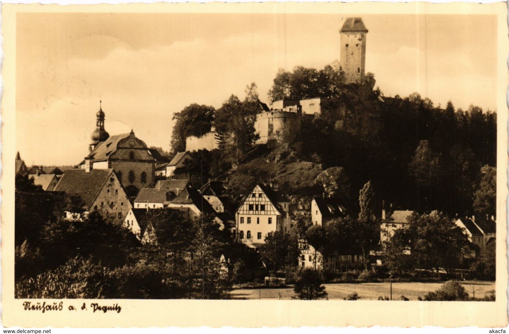 CPA AK Neuhaus A. D. Pegnitz - Burg Veldenstein - View GERMANY (919044) - Pegnitz