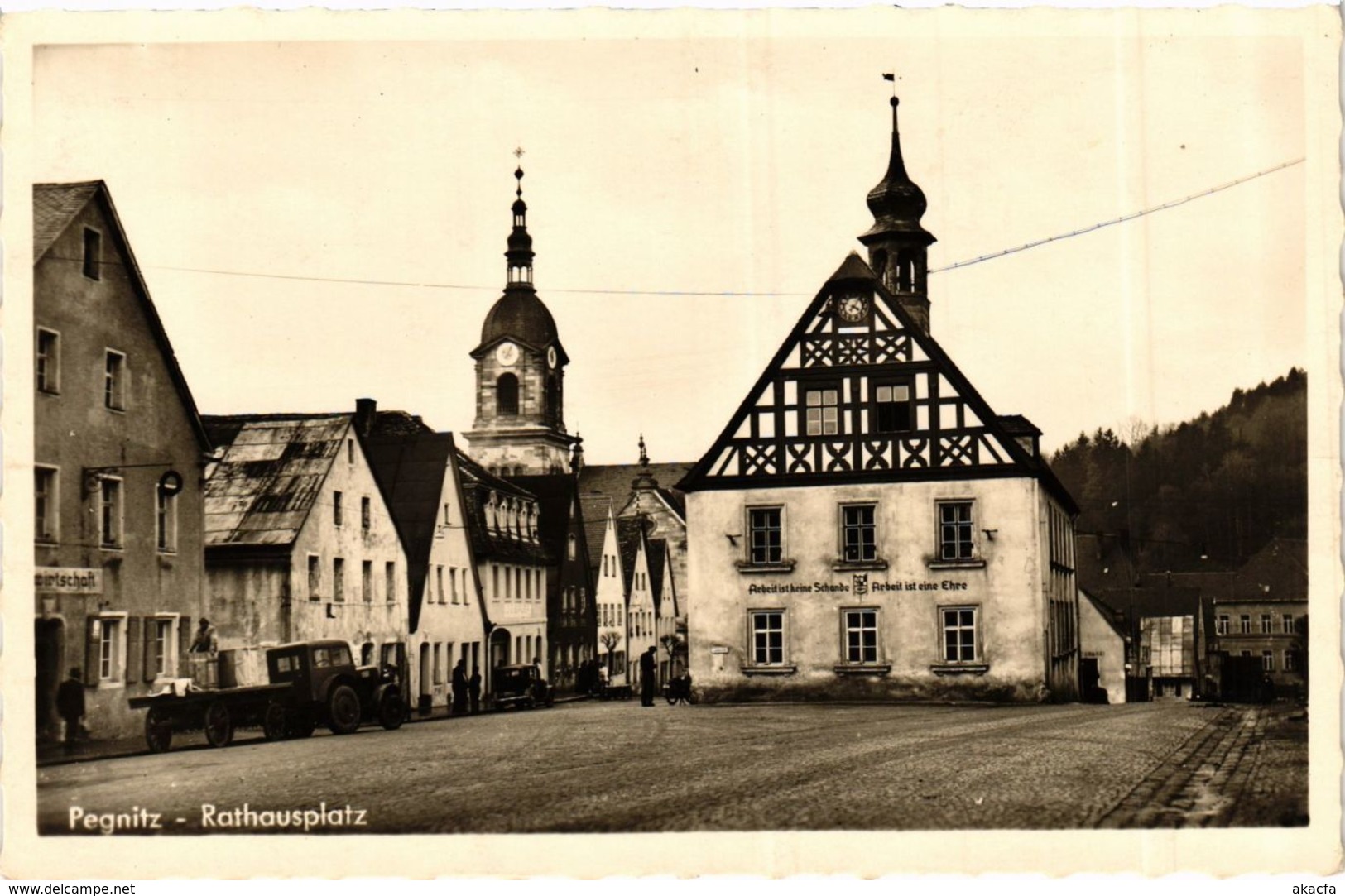 CPA AK Pegnitz - Rathausplatz GERMANY (919055) - Pegnitz