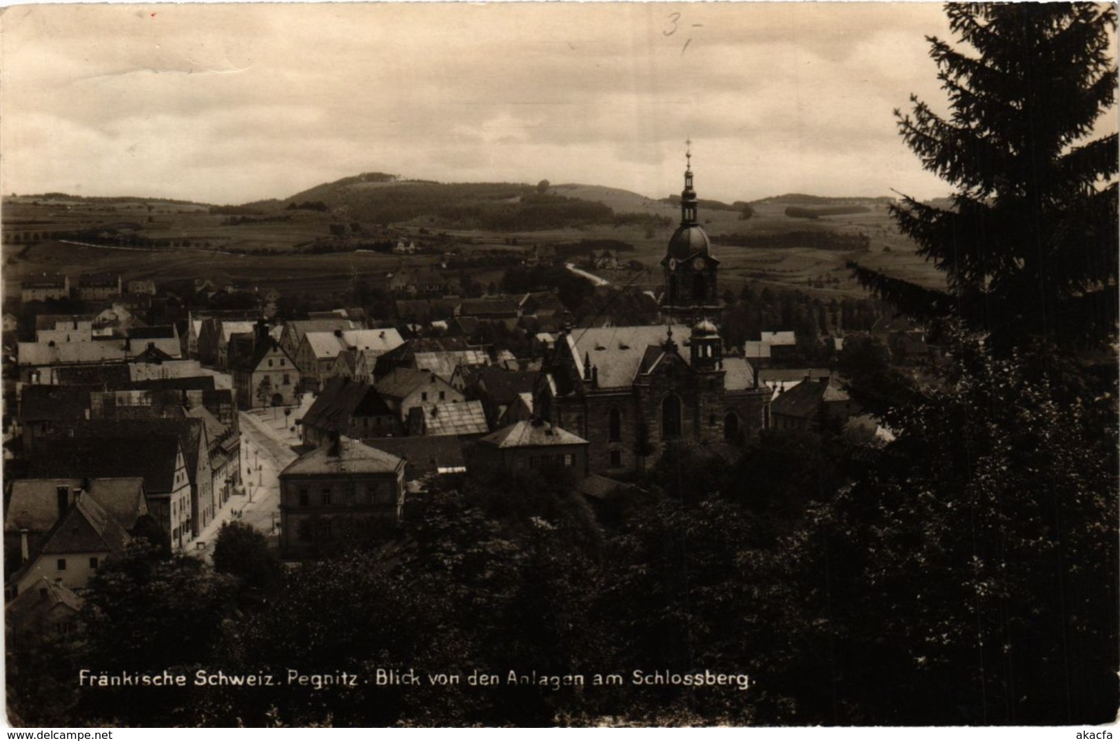 CPA AK Pegnitz - Blick Von Den Anlagen Am Schlossberg GERMANY (919062) - Pegnitz