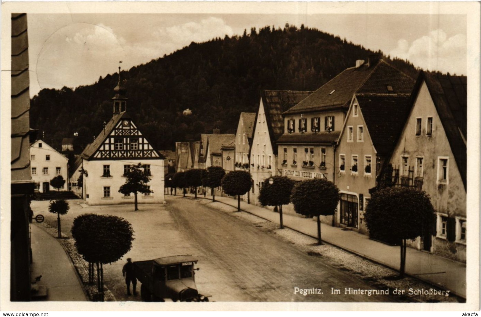 CPA AK Pegnitz - Im Hintergrund Der Schlossberg GERMANY (919069) - Pegnitz