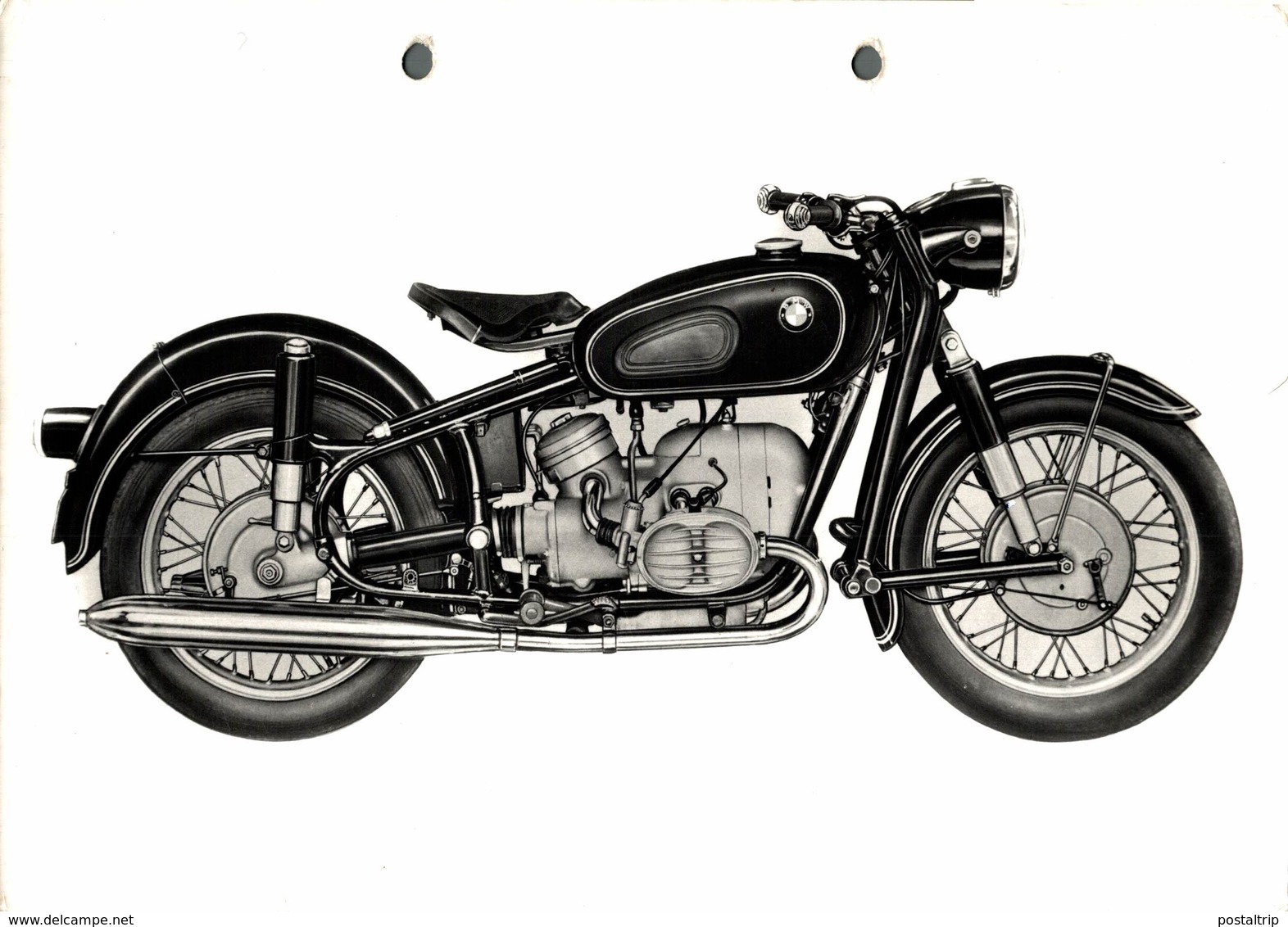 BMW R50 +- 22cm X 14cm " Perforada " Moto MOTOCROSS MOTORCYCLE Douglas J Jackson Archive Of Motorcycles - Other & Unclassified