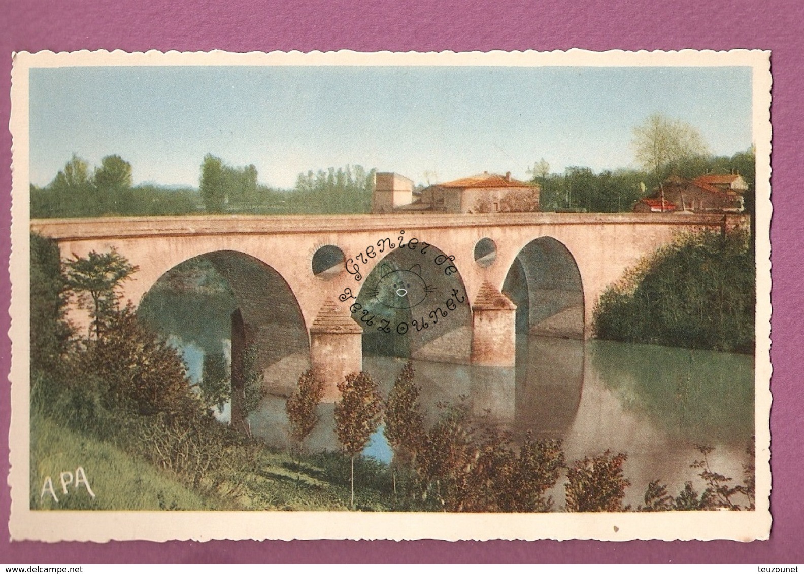 Cp Marssac Le Pont Sur Le Tarn Construit Par Les Etats Generaux En 1745 - éditeur Apa Poux - Autres & Non Classés