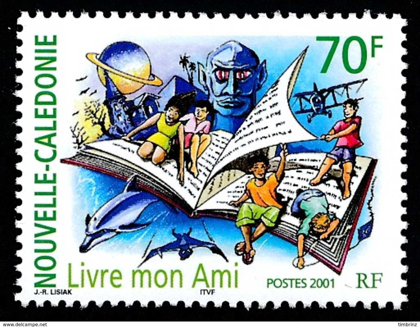 NOUV.-CALEDONIE 2001 - Yv. 859 **   Faciale= 0,59 EUR - Livre Mon Ami  ..Réf.NCE25518 - Ongebruikt