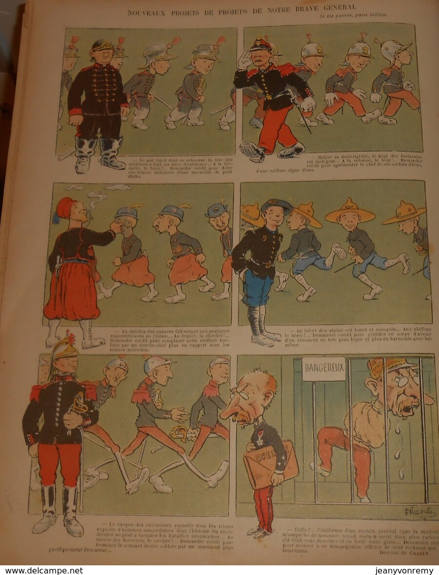 Le Rire. N° 8. 28 Mars 1903. Dessinateurs: C. Léandre, Burret, Charly, Meunier, Barcet, Métivet, Roubille.....