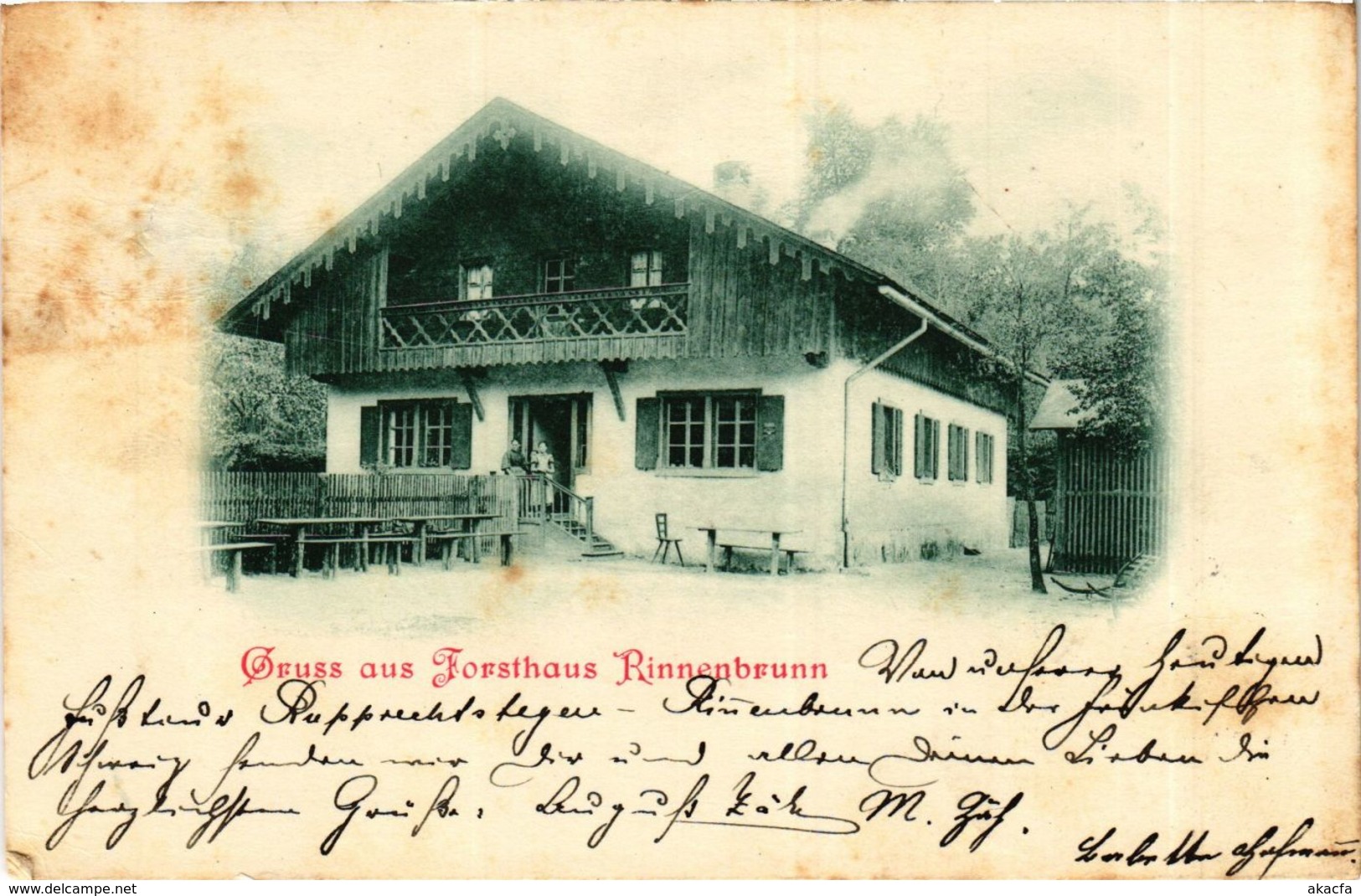 CPA AK Forsthaus Rinnenbrunn GERMANY (919233) - Pegnitz