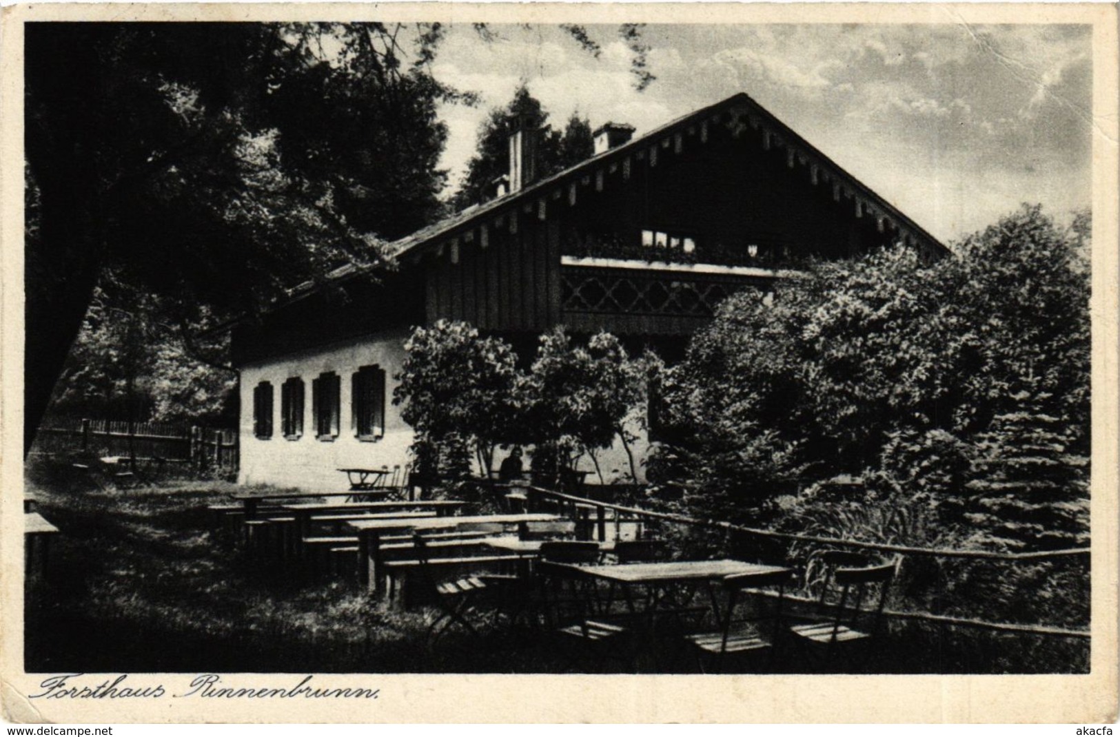 CPA AK Forsthaus Rinnenbrunn Bei Neuhaus A. D. Pegnitz GERMANY (919236) - Pegnitz