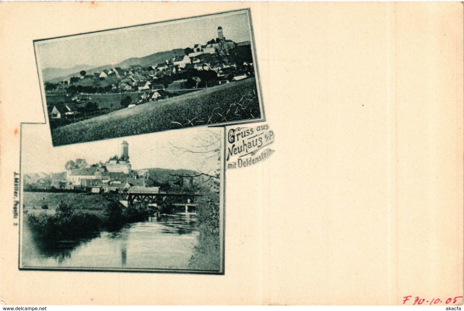 CPA AK Neuhaus An Der Pegnitz - Views GERMANY (919390) - Pegnitz