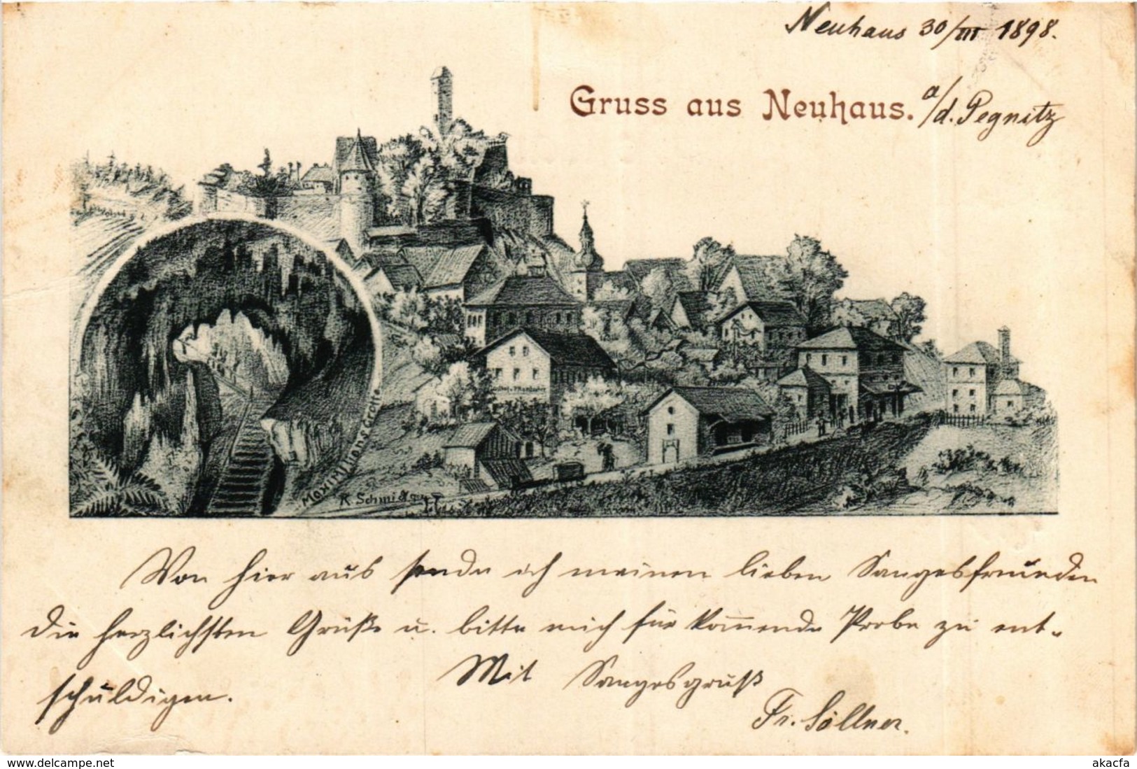 CPA AK Neuhaus An Der Pegnitz - Maximiliansrotte GERMANY (919391) - Pegnitz