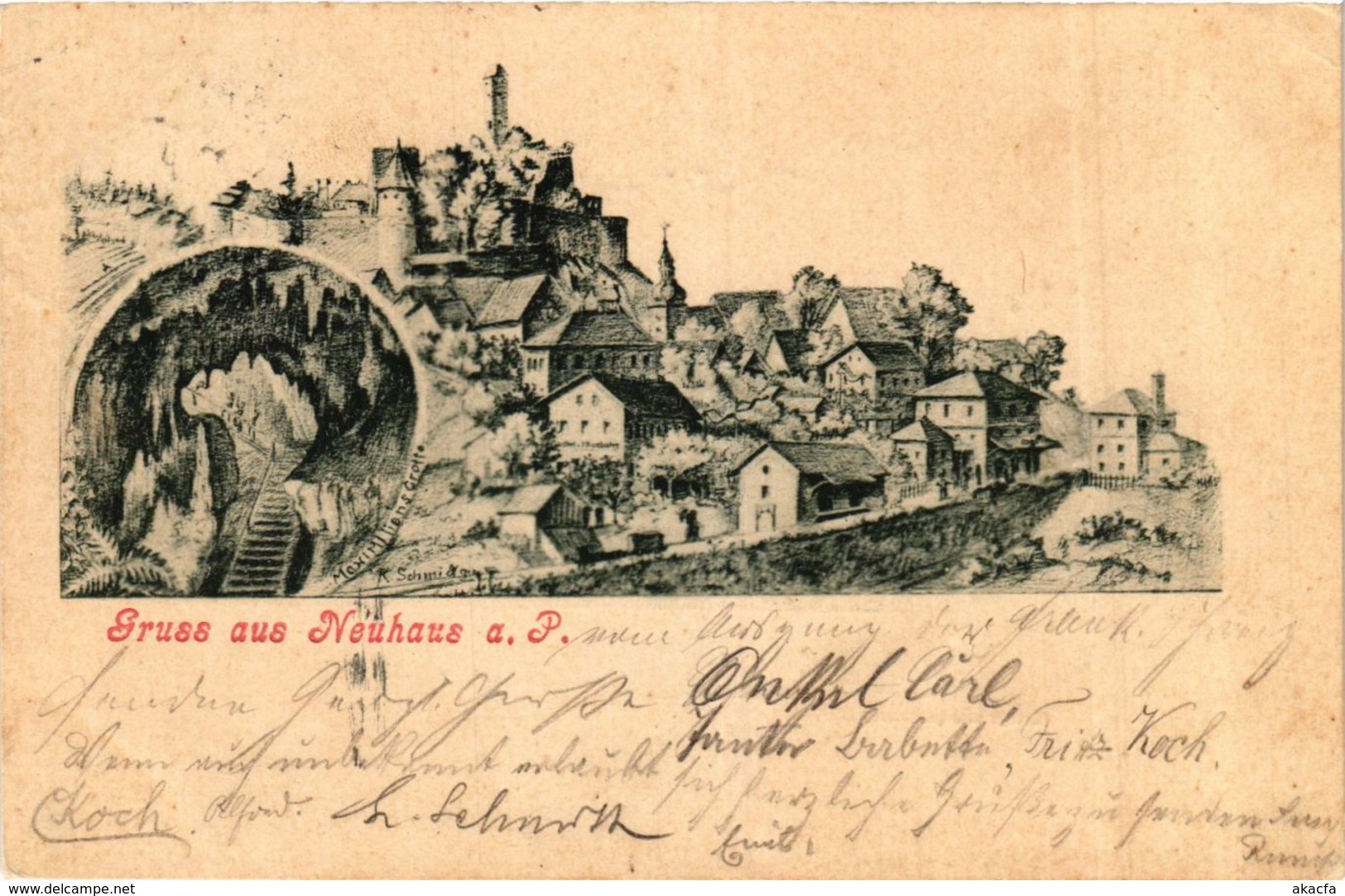 CPA AK Neuhaus An Der Pegnitz - Maximiliansrotte GERMANY (919393) - Pegnitz