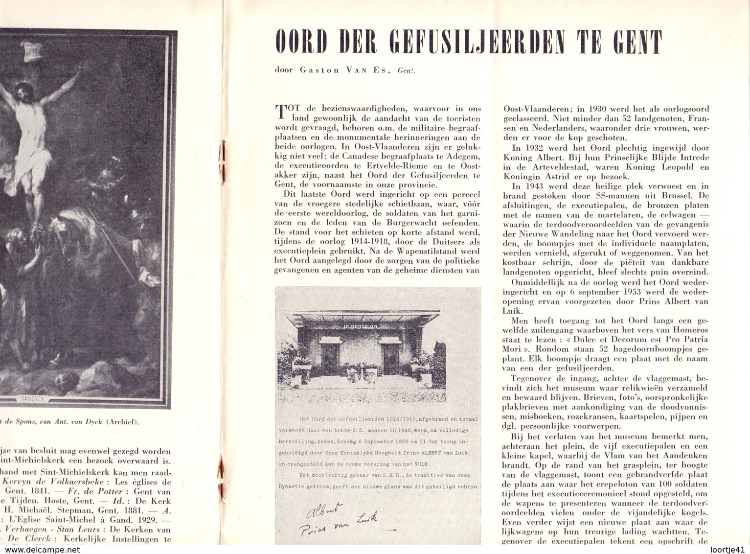 Brochure  Toerisme Tijdschrift - Oost Vlaanderen - Artikels Oa Lokeren, Kruibeke, Gent, Juul Keppens  - 1955 - Dépliants Touristiques