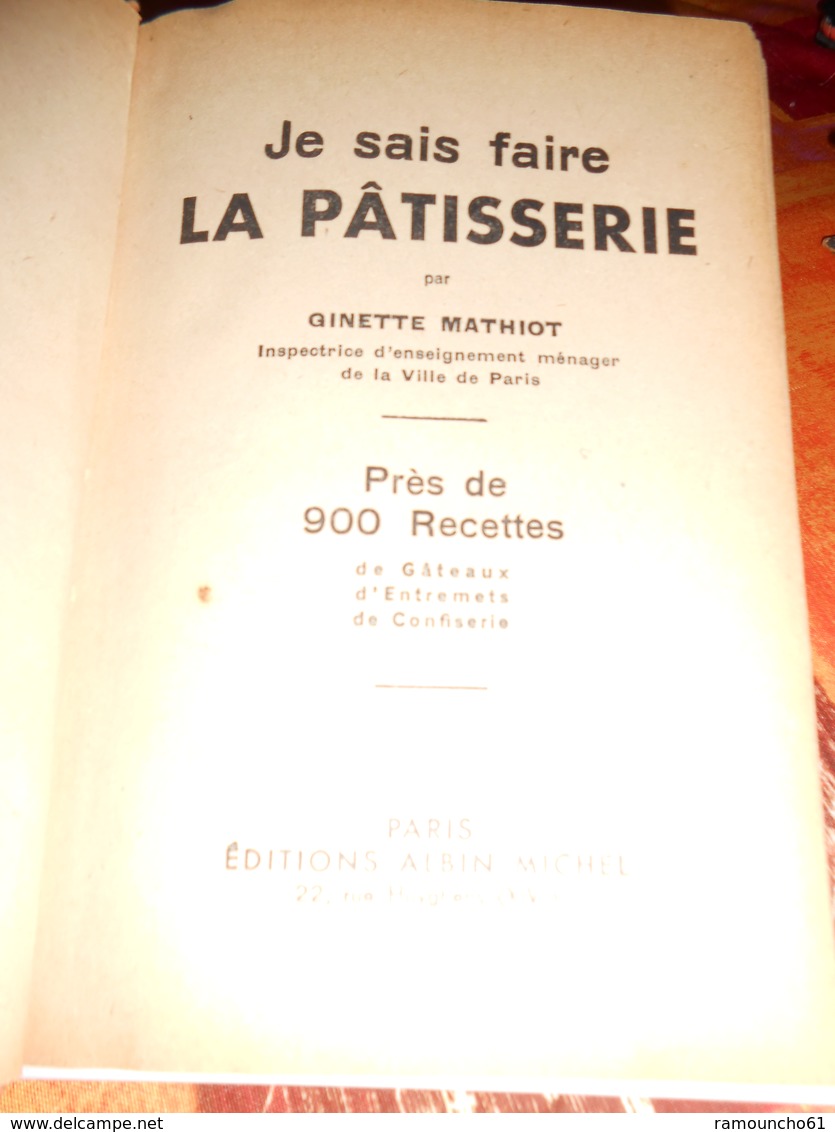 LIVRE DE CUISINE Cuisine Je Sais Faire La Patisserie - Autres & Non Classés