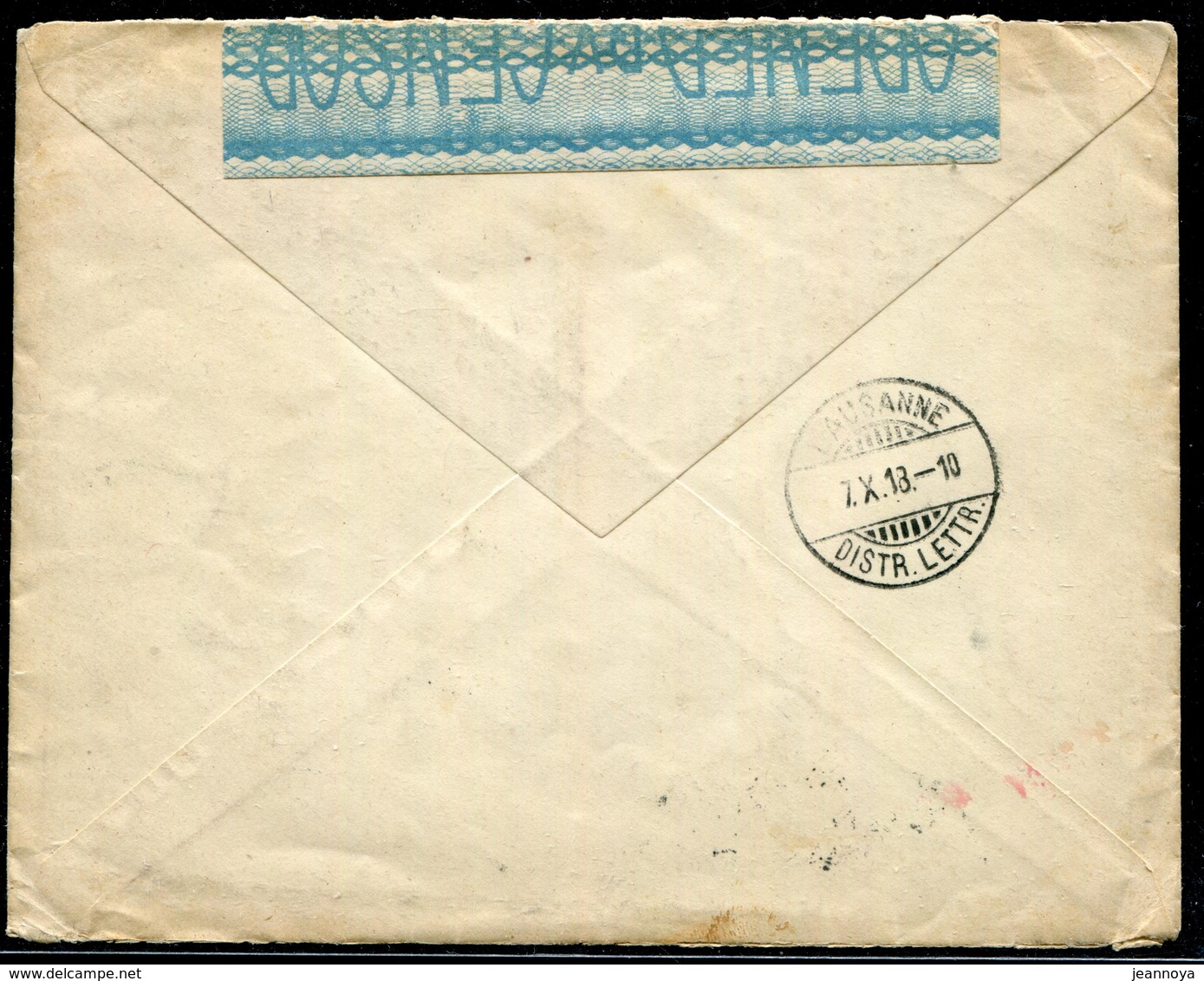 EGYPTE - N° 48 (2) / LETTRE DU CAIRE LE 9/11/1918 POUR LA SUISSE AVEC CENSURE - TB - 1915-1921 Protectorat Britannique